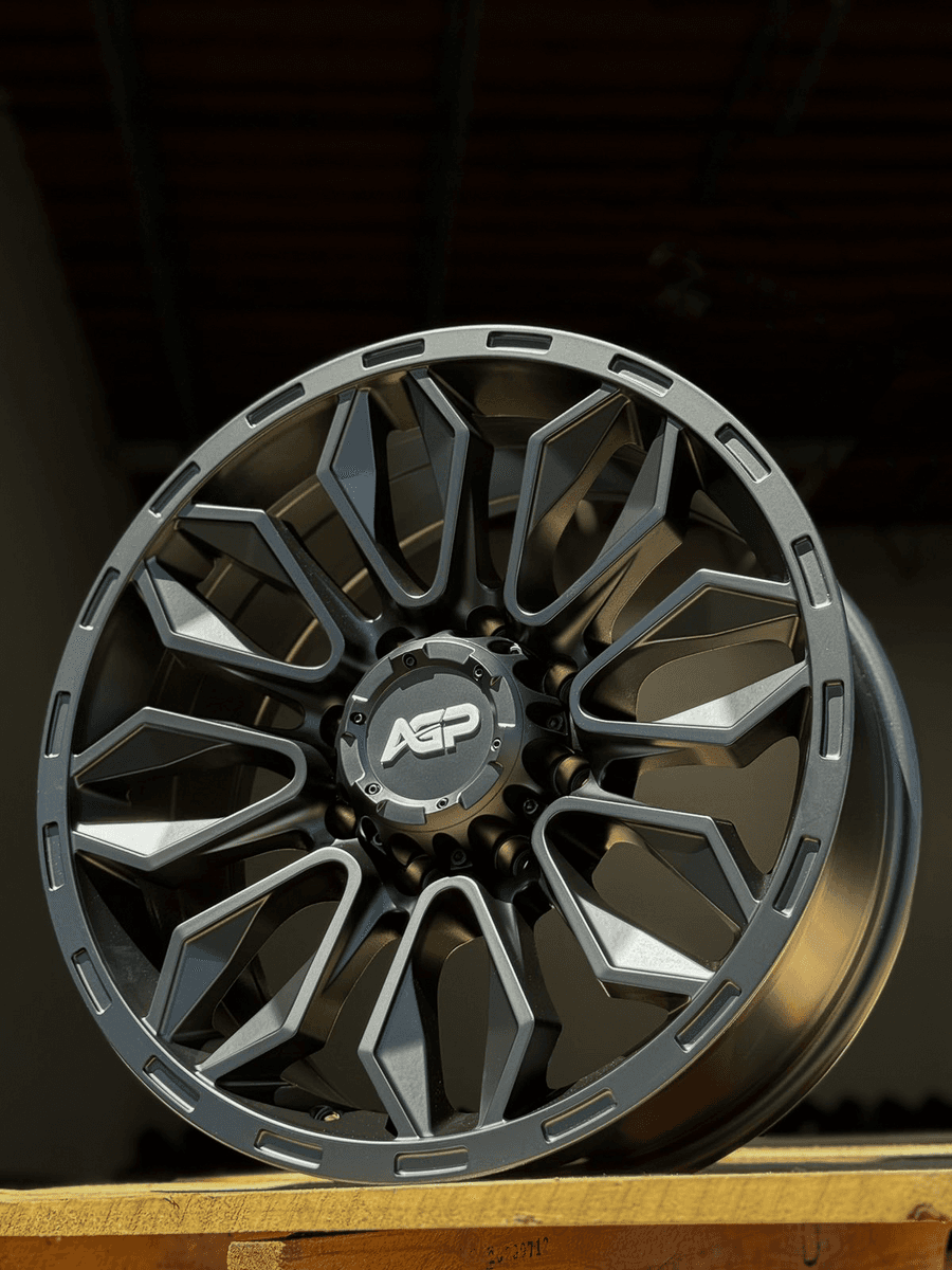 AGP 20x9 AGP HD 304 8x165.1 8x6.5 Matte black (+12mm)