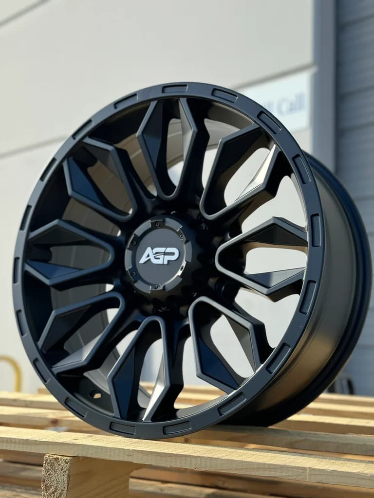AGP 20x9 AGP HD 304 8x165.1 8x6.5 Matte black (+12mm) — image 2