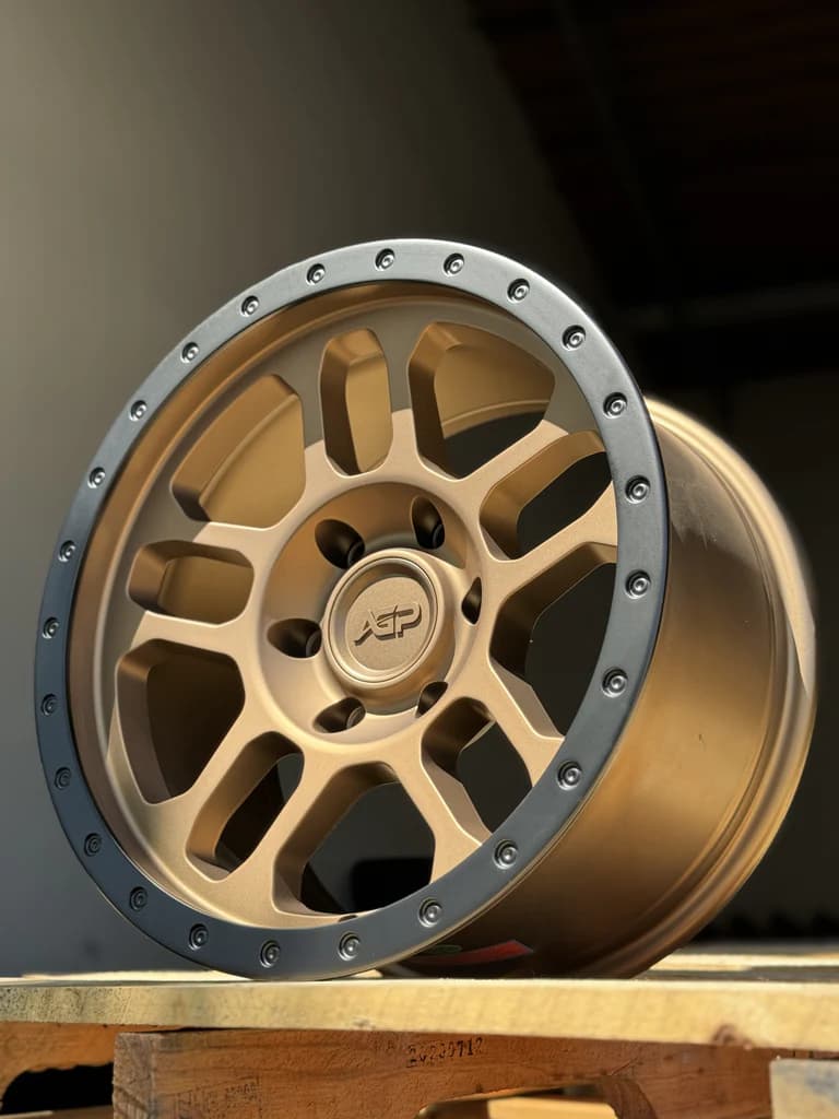 AGP 17x9 AGP TRUX 301 6x139.7 6x5.5 Bronze w/Black ring (+1mm)