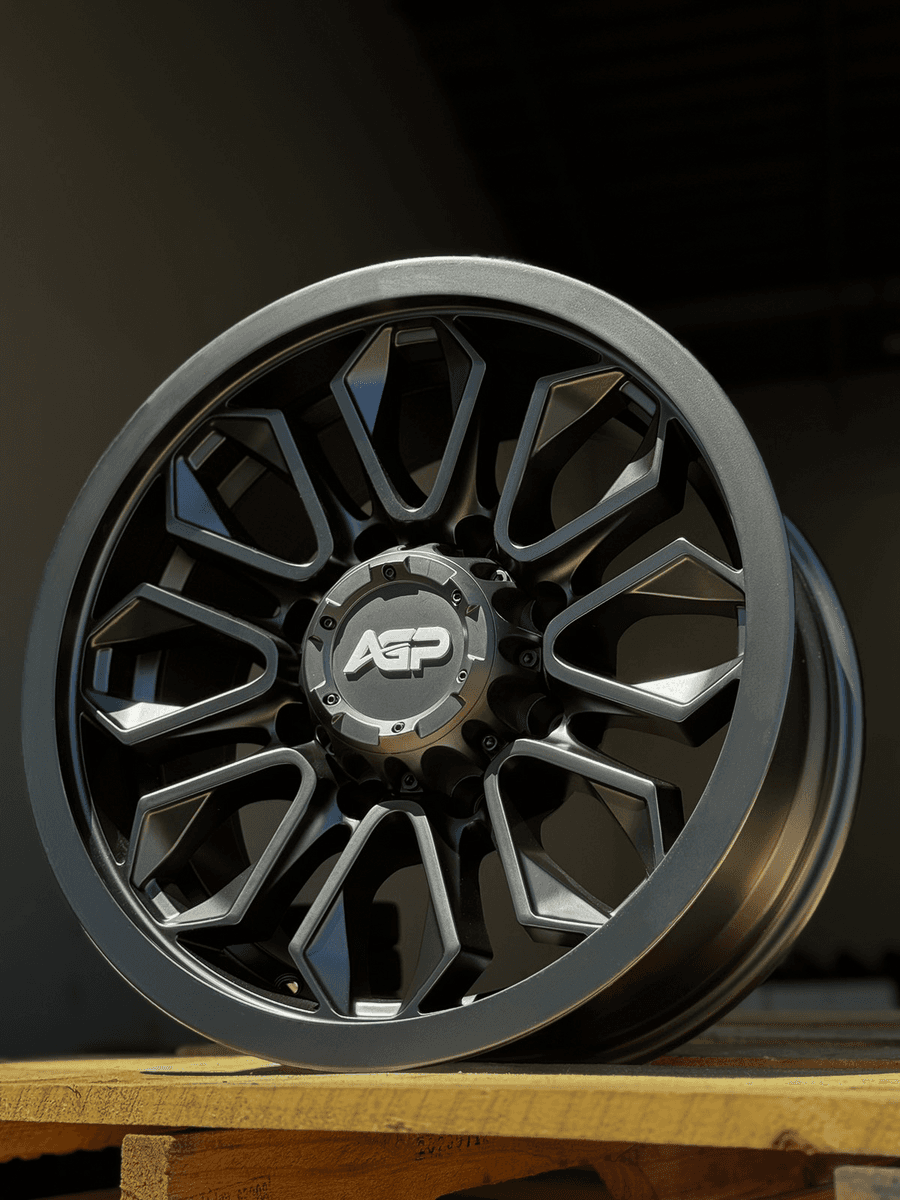 AGP 18x9 AGP HD 304 8x165.1 8x6.5 Matte Black (+18mm)