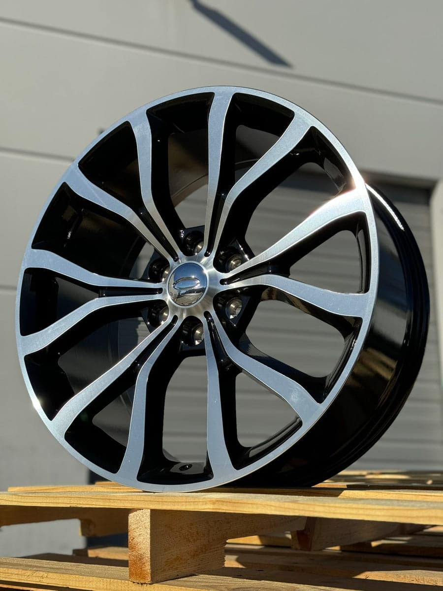 AGP 22x9.5 Style "125" 6x135 Machined Black (+40mm)