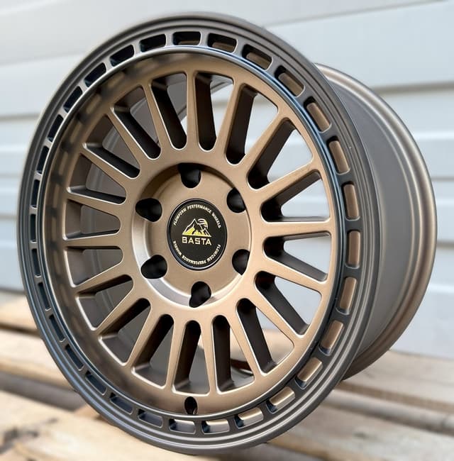 BASTA 17x8.5 Basta RF3 6x139.7 Bronze w/Black ring (+0mm) wheel