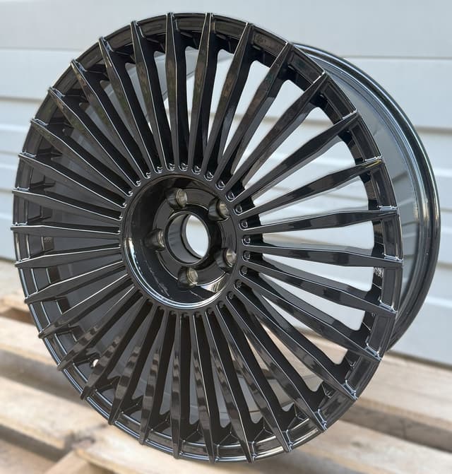 AGP 22x9.5 1172 5x120 Gloss Black (+40mm) wheel